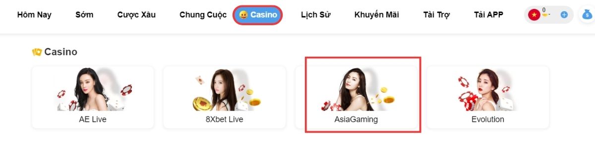 chọn sảnh chơi bull bull tại 8xbet