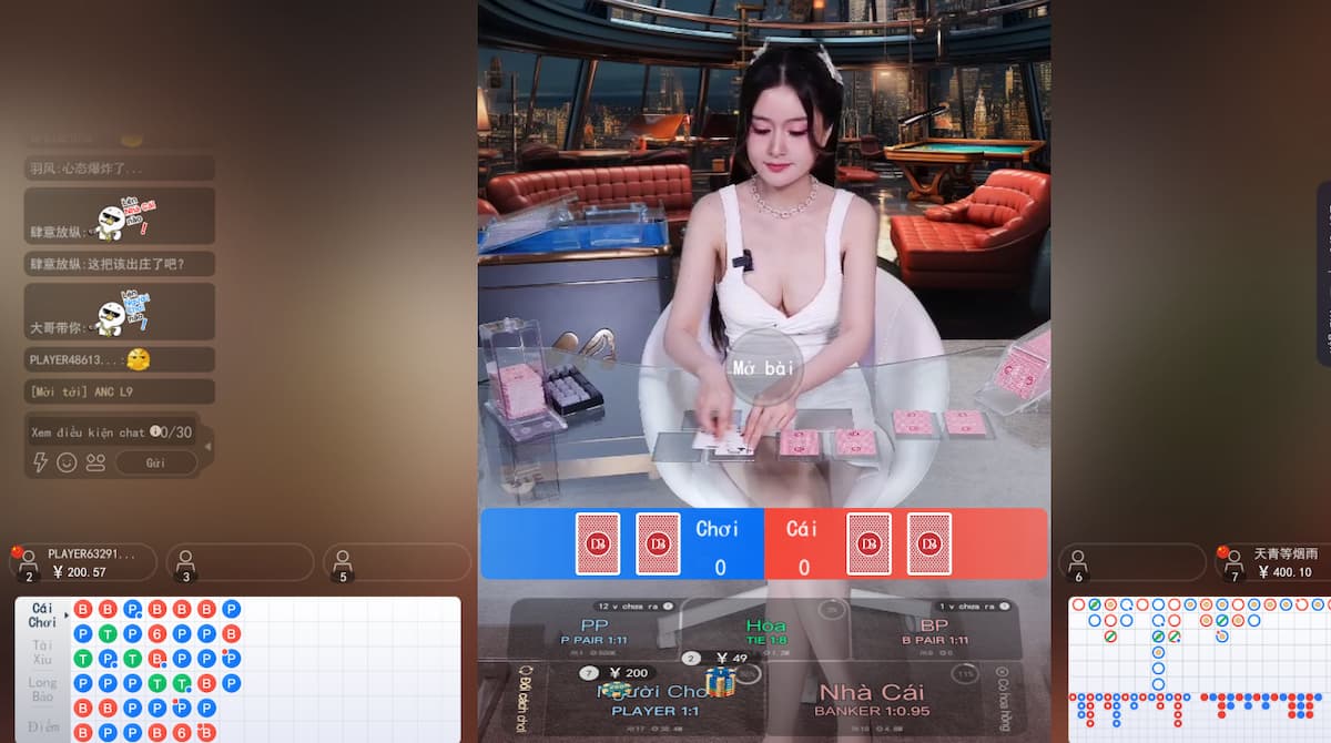 đặt cược baccarat 8xbet trực tuyến