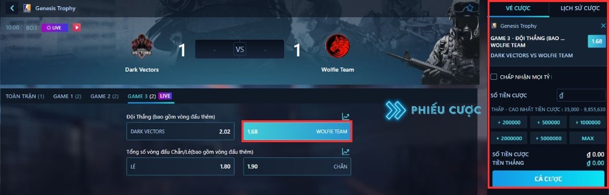 soi kèo và bắt đầu chơi cá cược csgo 8xbet