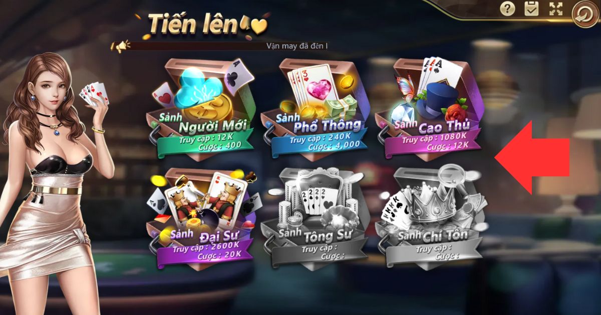 chọn phòng chơi với hạn mức cược phù hợp