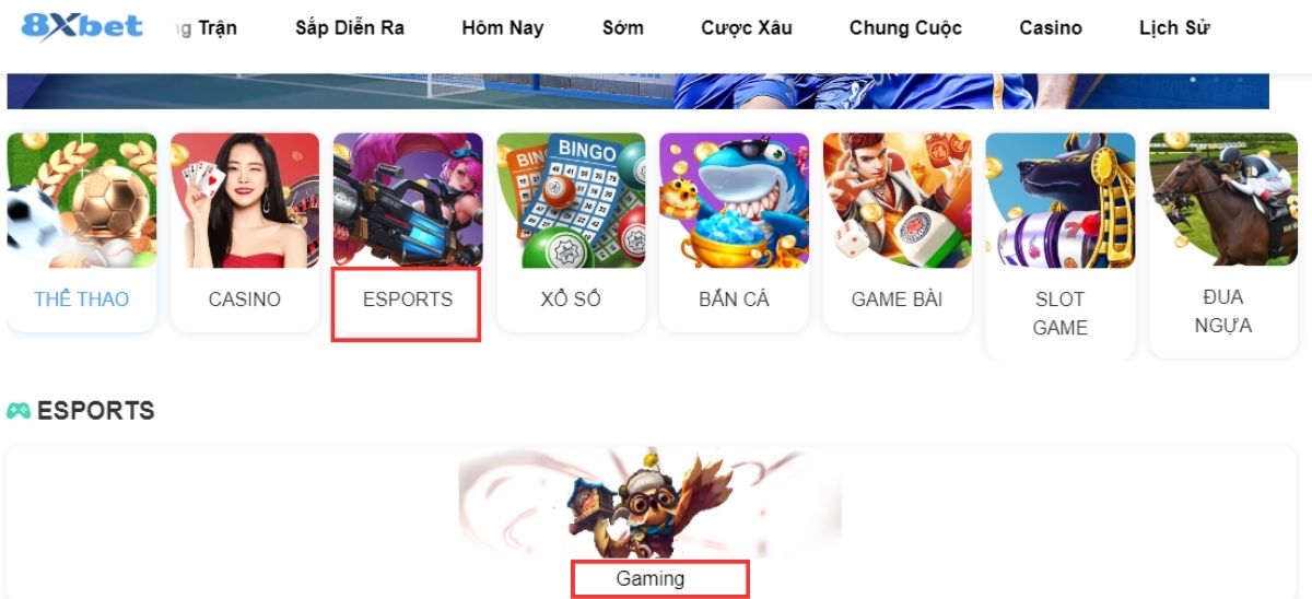 chọn sảnh chơi crossfire 8xbet