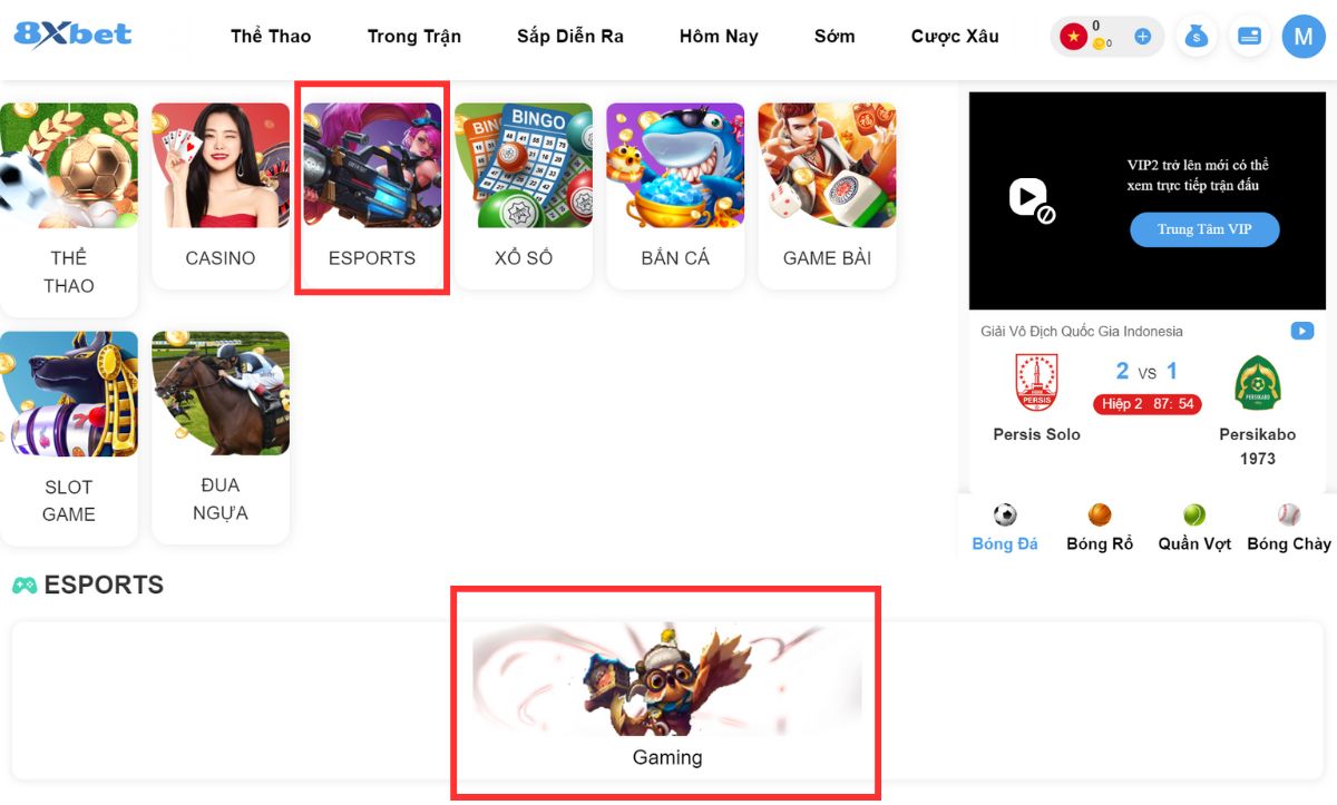 đi đến sảnh chơi cá cược free fire 8xbet