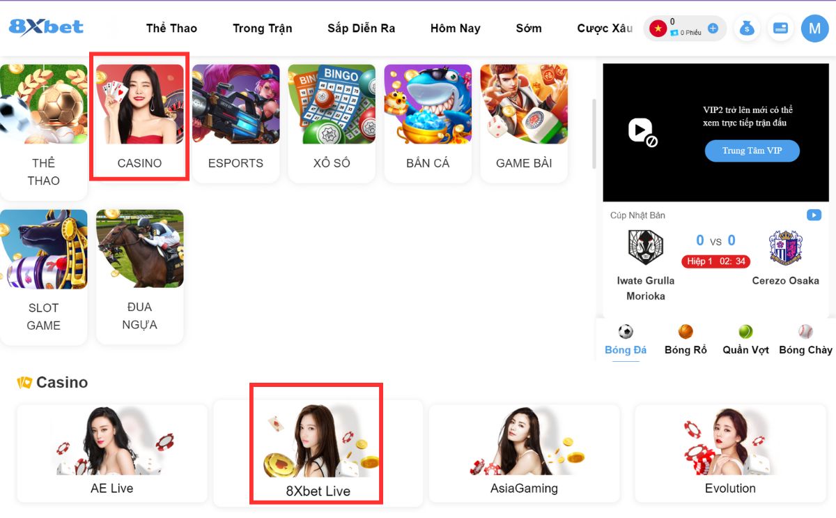 vào sảnh chơi cá cược cửu ôn châu 8xbet
