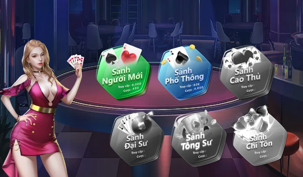chọn phòng chơi đấu địa chủ 8xbet phù hợp
